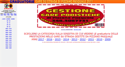 Desktop Screenshot of graduatorie-prestazioni-2011.garepodistiche.com